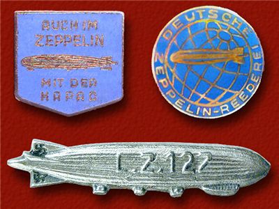 Picture of LZ 127 Graf Zeppelin Promotional Passanger Label Pins